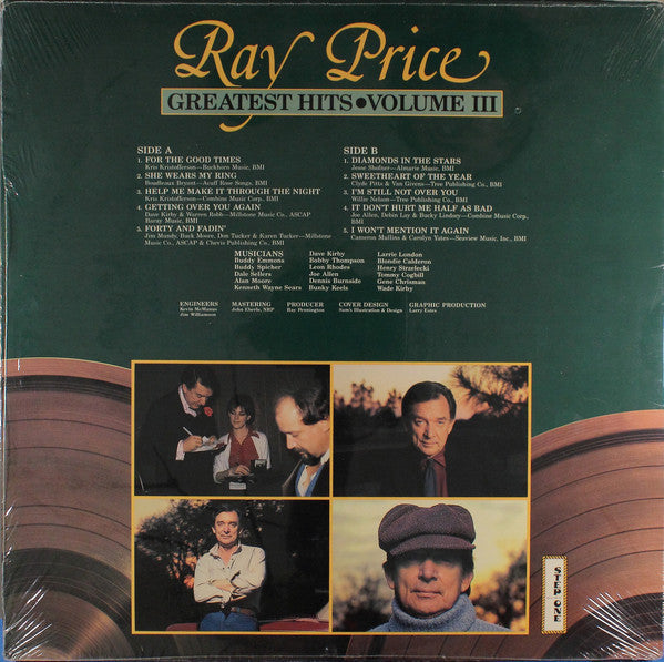 Ray Price - Greatest Hits Volume III - LP