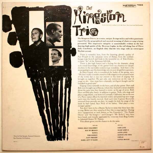Kingston Trio - The Kingston Trio - LP
