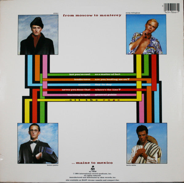General Public - ...All The Rage - LP