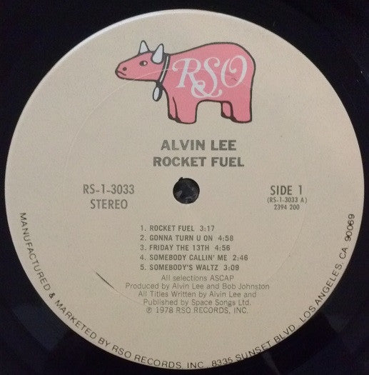 Alvin Lee & Ten Years Later - Rocket Fuel - LP
