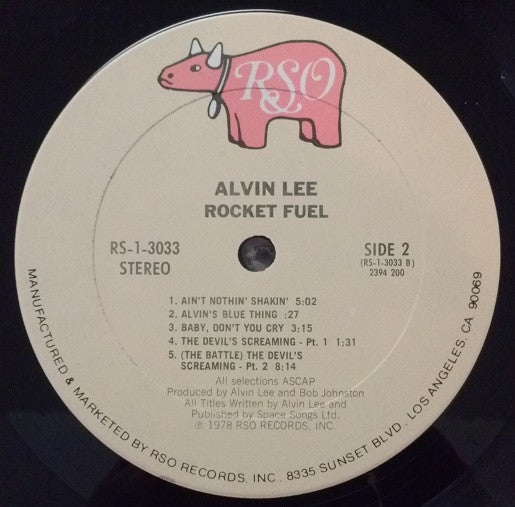 Alvin Lee & Ten Years Later - Rocket Fuel - LP