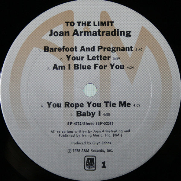 Joan Armatrading - To The Limit - LP