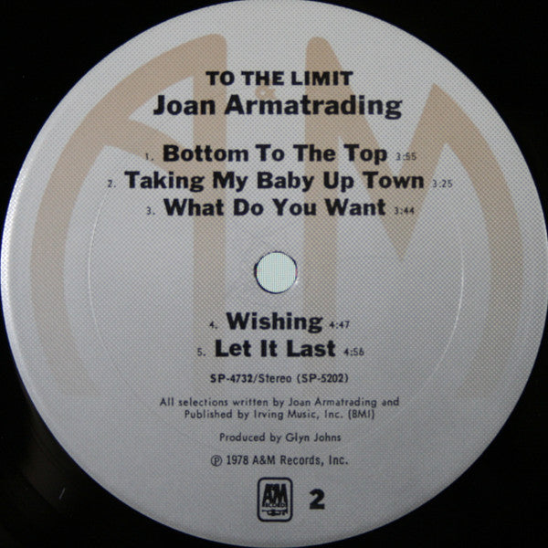 Joan Armatrading - To The Limit - LP