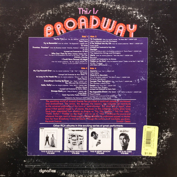 Various - This Is Broadway - LP