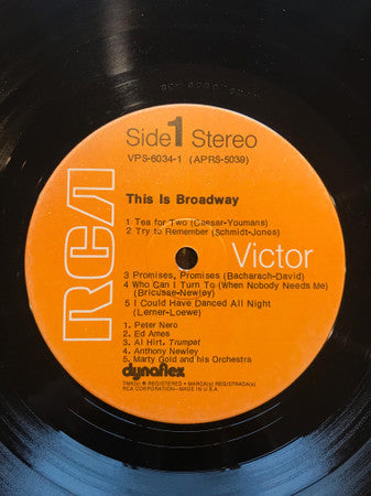 Various - This Is Broadway - LP