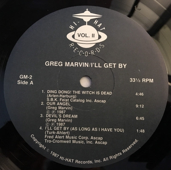 Greg Marvin - I'll Get By - LP