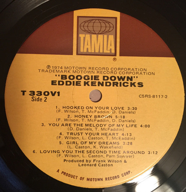 Eddie Kendricks - Boogie Down - LP
