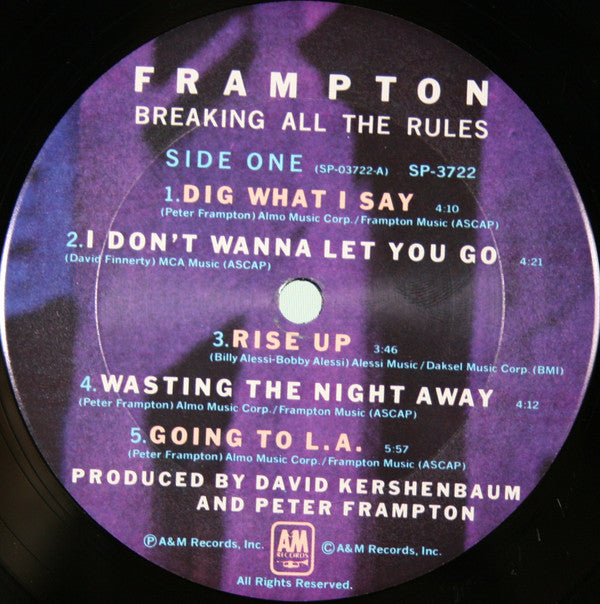 Peter Frampton - Breaking All The Rules - LP