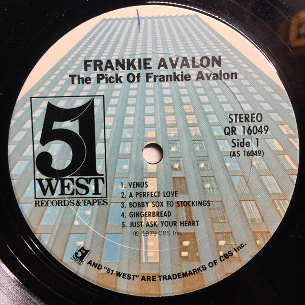 Frankie Avalon - The Pick Of... Frankie Avalon - LP