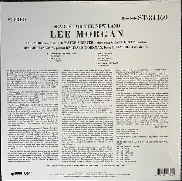 Lee Morgan - Search For The New Land - LP