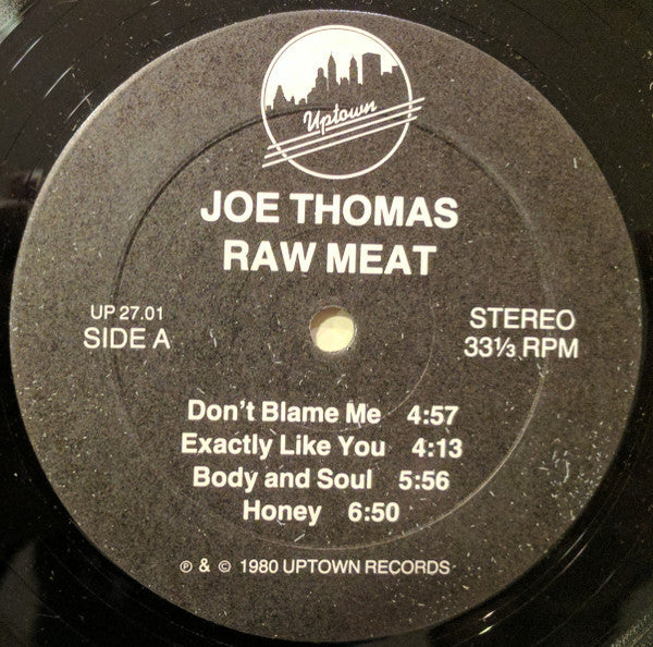 Joe Thomas (3) - Raw Meat (The Great Lunceford Tenor) - LP