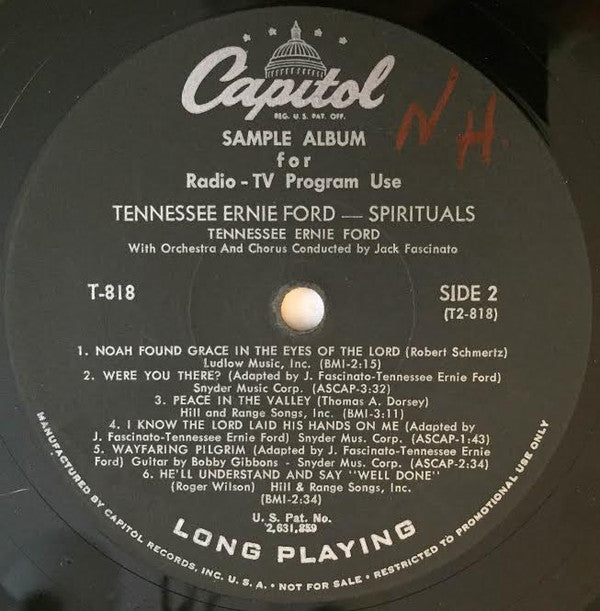 Tennessee Ernie Ford - Spirituals - LP