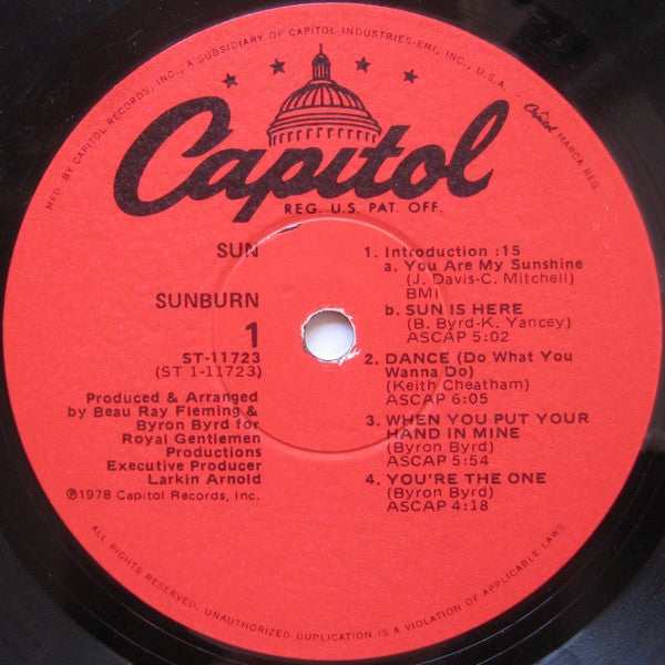 Sun  - Sunburn - LP