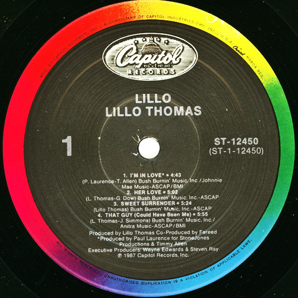 Lillo Thomas - Lillo - LP