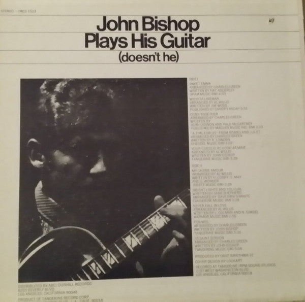 John Bishop (2) - John Bishop Plays His Guitar (Doesn't He) - LP