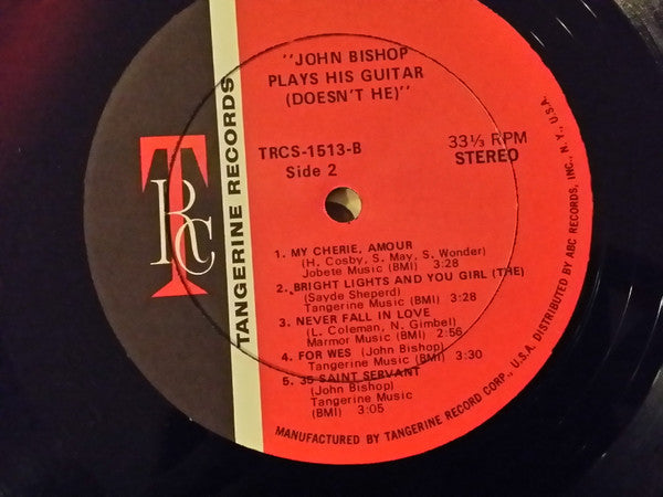 John Bishop (2) - John Bishop Plays His Guitar (Doesn't He) - LP