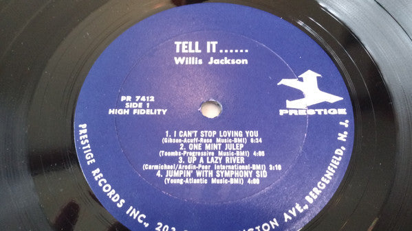 Willis Jackson - Tell It... - LP