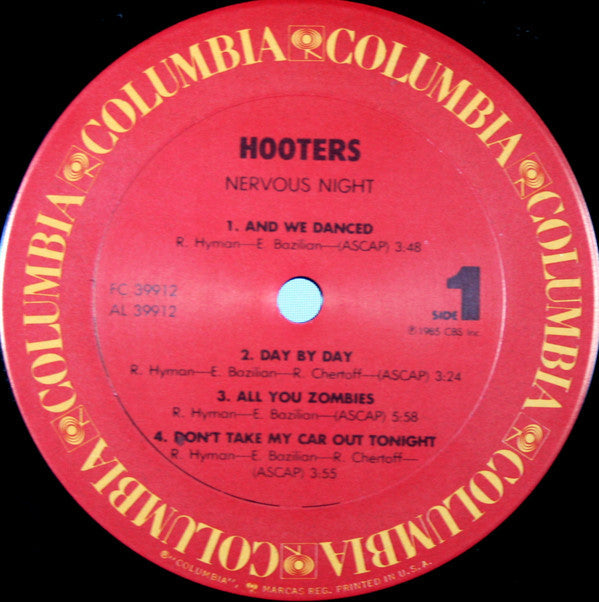 Hooters* - Nervous Night - LP
