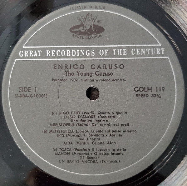 Enrico Caruso - The Young Caruso - LP