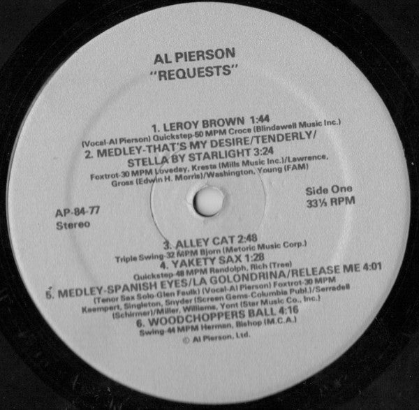 Al Pierson - Requests - LP