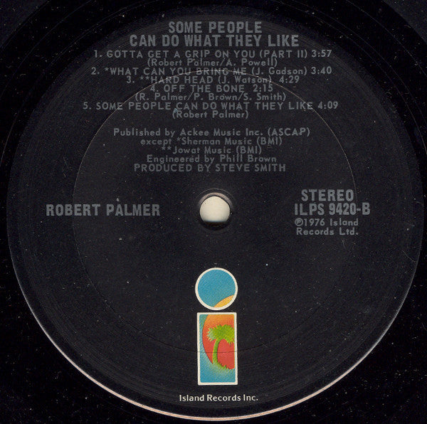 Robert Palmer - Some People Can Do What They Like - LP