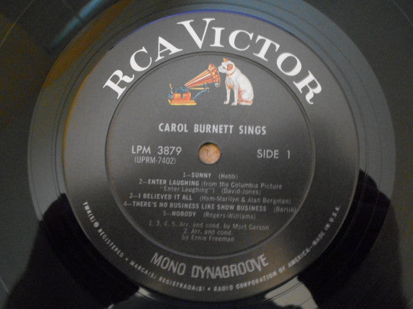 Carol Burnett - Carol Burnett Sings - LP