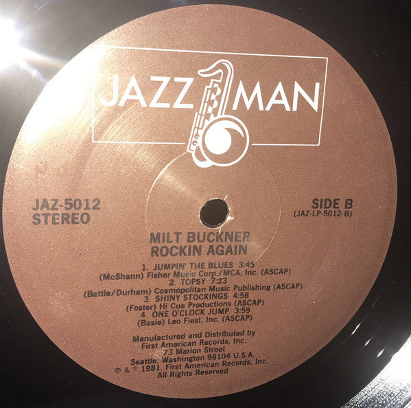 Milt Buckner - Rockin' Again - LP