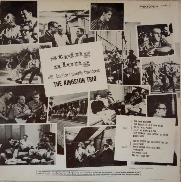 The Kingston Trio* - String Along - LP