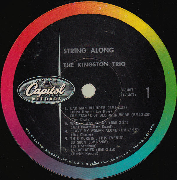 The Kingston Trio* - String Along - LP