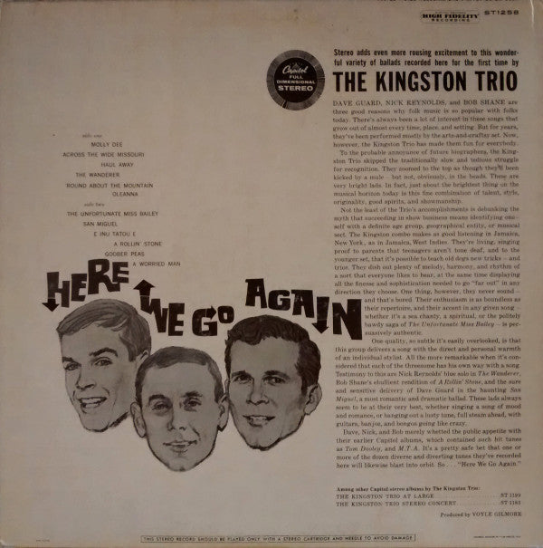 The Kingston Trio* - Here We Go Again! - LP