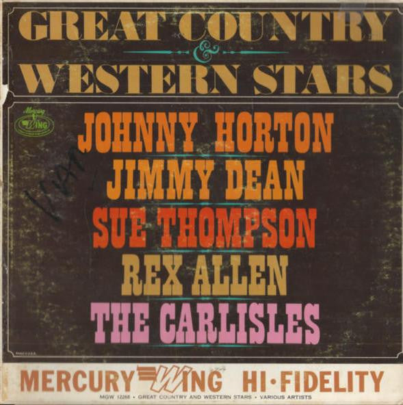 Various - Great Country & Western Stars - LP