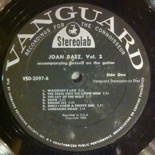 Joan Baez - Joan Baez Vol. 2 - LP