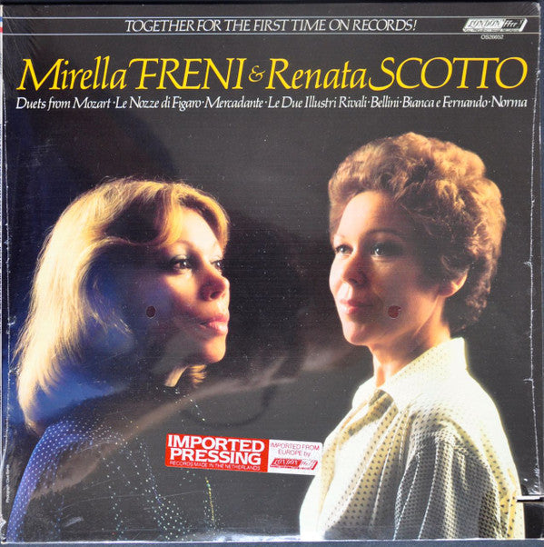 Mirella Freni, Renata Scotto - Duets From Mozart - Mercadante - Bellini - LP