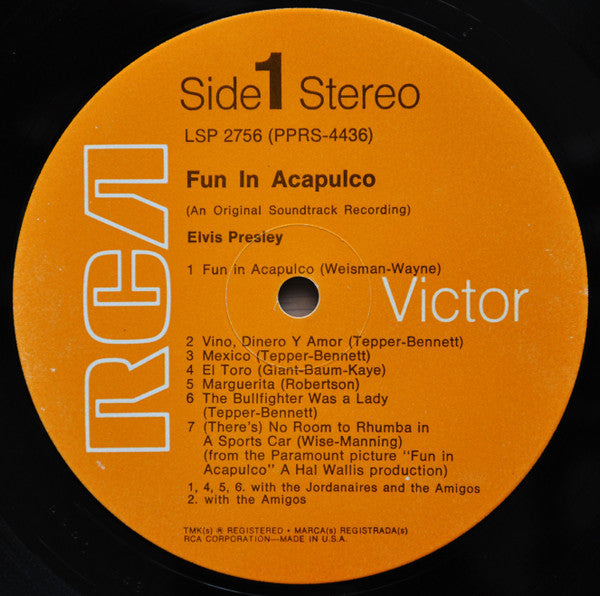 Elvis Presley - Fun In Acapulco - LP