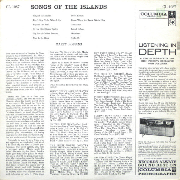 Marty Robbins - Song Of The Islands - LP