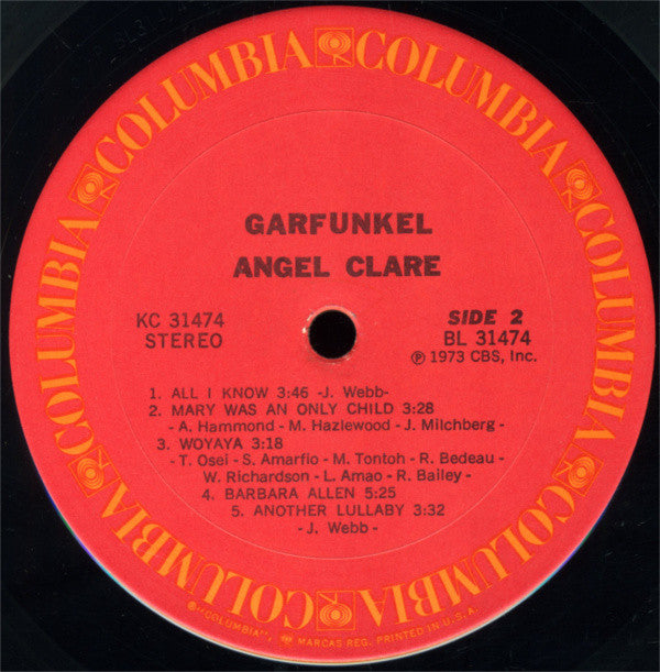 Garfunkel* - Angel Clare - LP