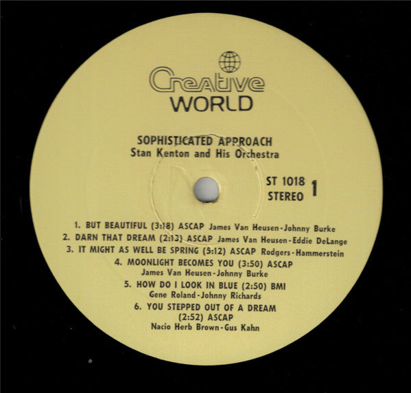 Stan Kenton And His Orchestra - Sophisticated Approach - LP