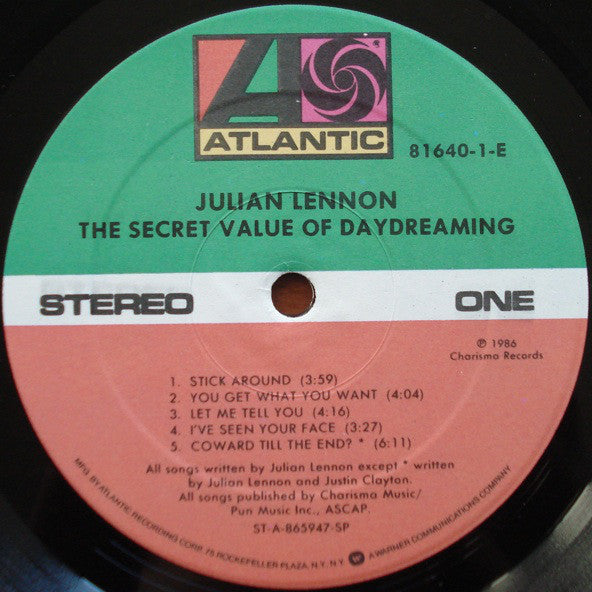 Julian Lennon - The Secret Value Of Daydreaming - LP