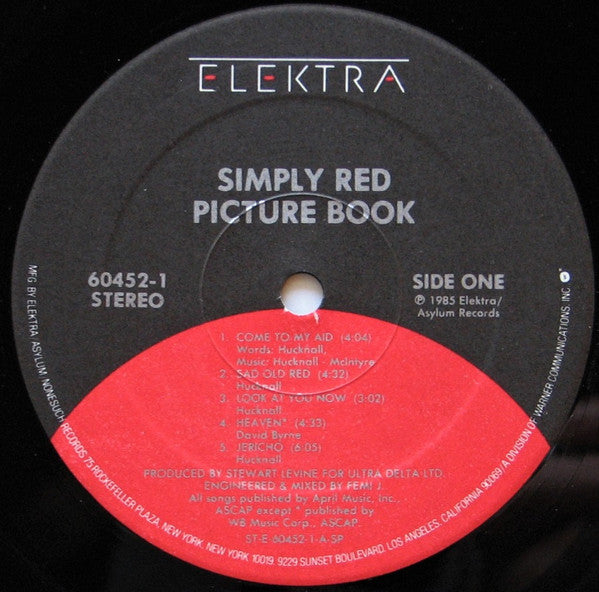 Simply Red - Picture Book - LP