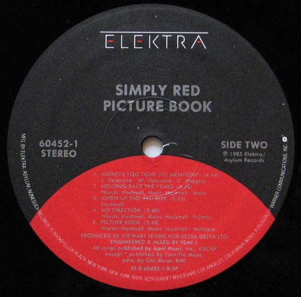 Simply Red - Picture Book - LP