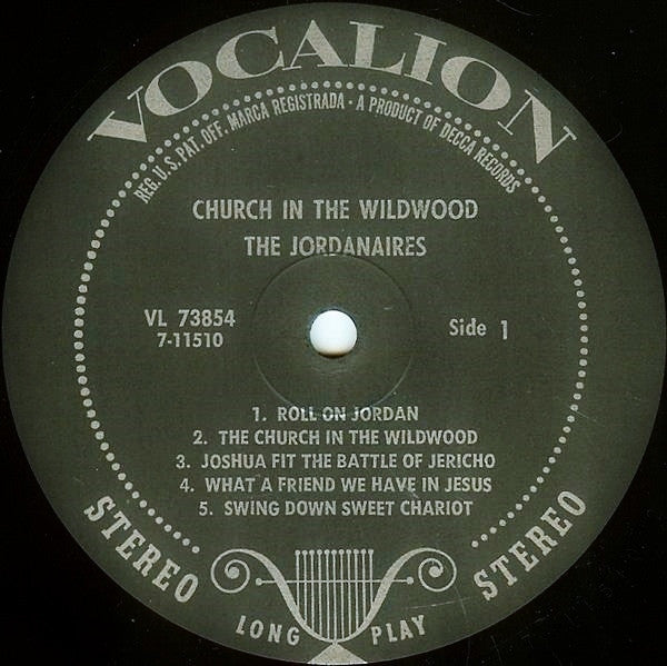 The Jordanaires - Church In The Wildwood - LP