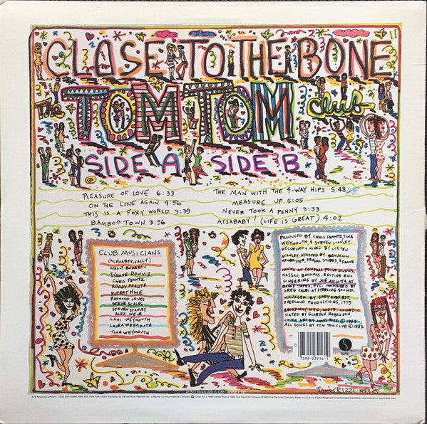 Tom Tom Club - Close To The Bone - LP