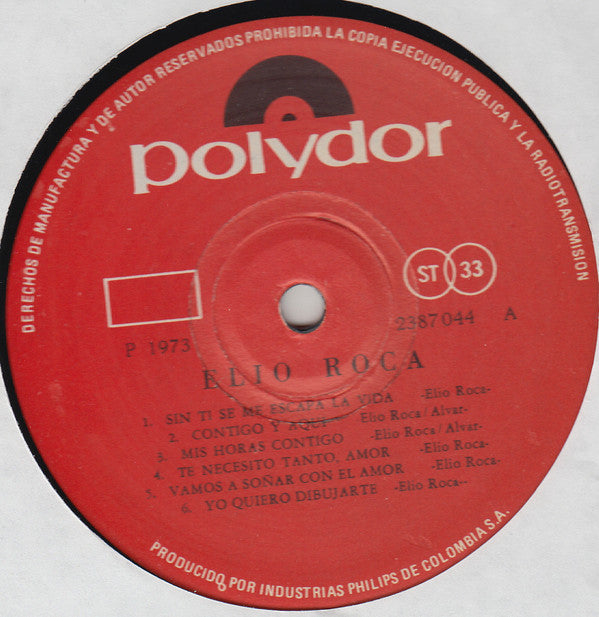 Elio Roca - Elio Roca - LP