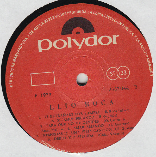 Elio Roca - Elio Roca - LP