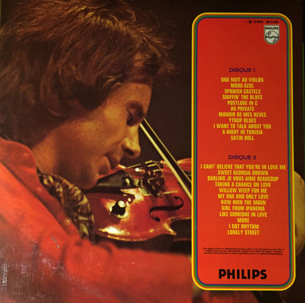 Stephane Grappelly Et Son Orchestre / Jean-Luc Ponty Et Son Quartet* - Les Grands Violonistes De Jazz - LP