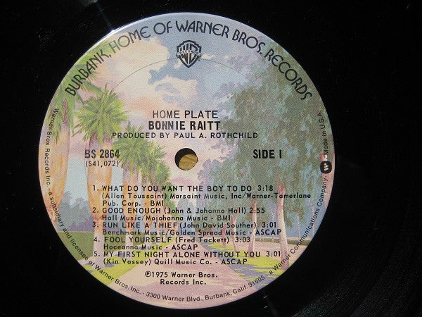 Bonnie Raitt - Home Plate - LP