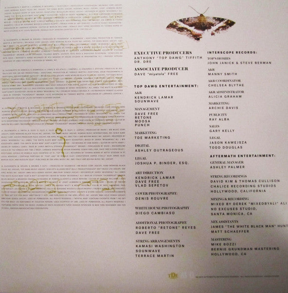 Kendrick Lamar - To Pimp A Butterfly - LP