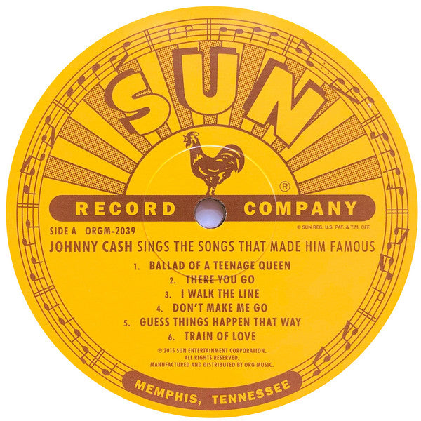Johnny Cash - Sings The Songs That Made Him Famous - LP