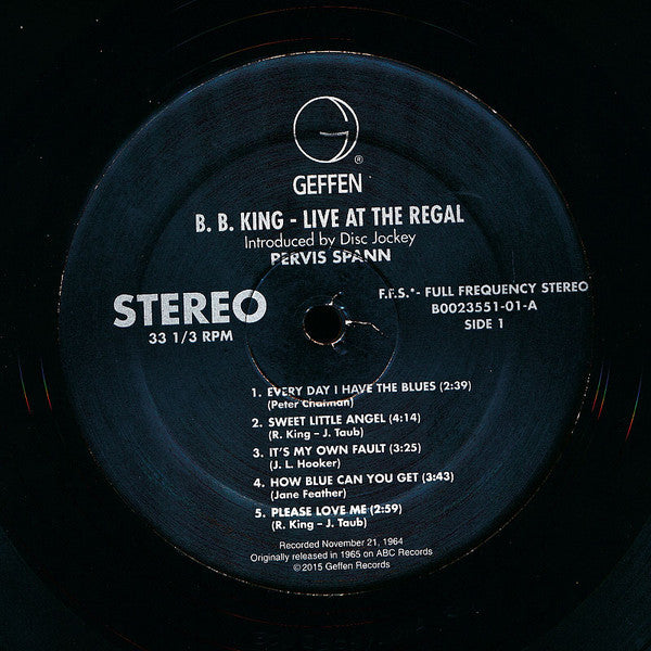 B.B. King - Live At The Regal - LP