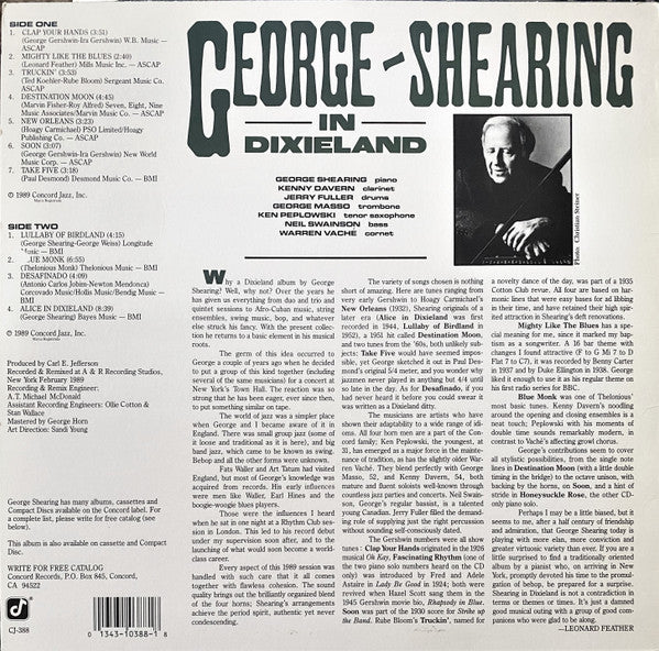 George Shearing - In Dixieland - LP
